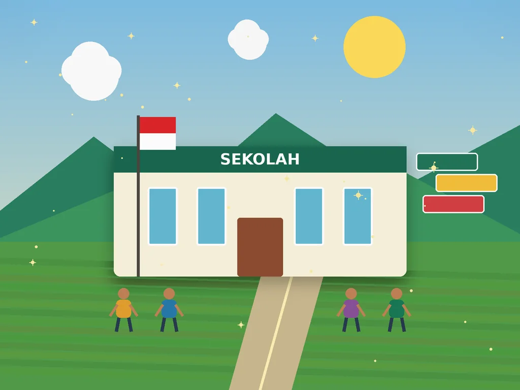 Ilustrasi kegiatan pendidikan di Desa Sei Mencirim